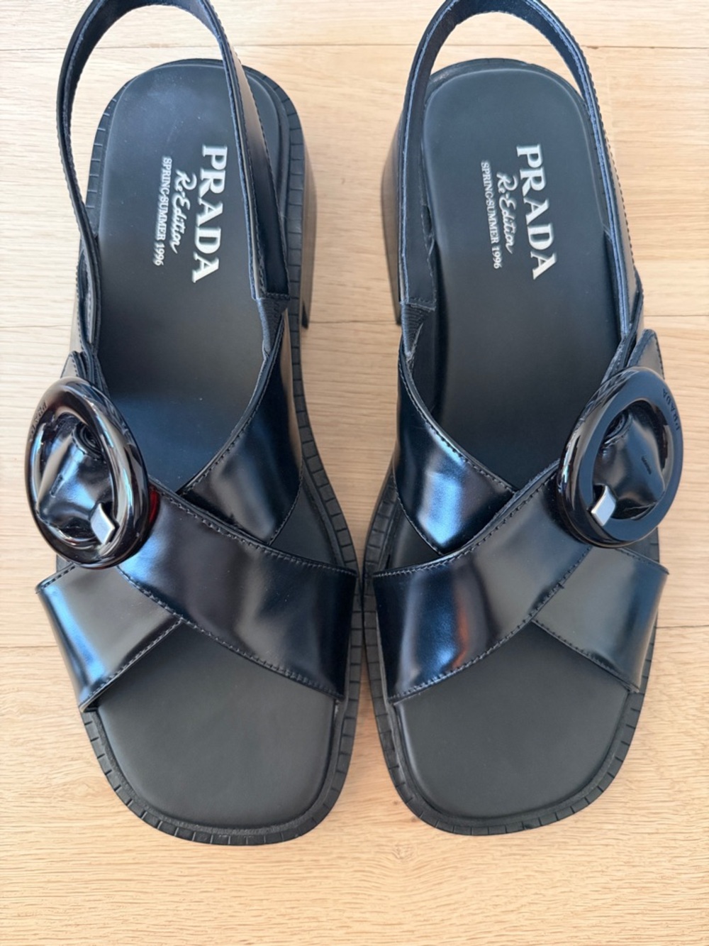 Prada Re-edition (1996) Buckle Sandals
